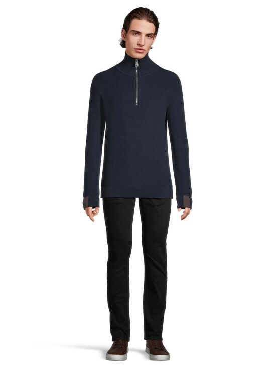 MOS MOSH - MMGPorter Quarter-Zip -neulepaita - NAVY 469 | Stockmann - photo 2