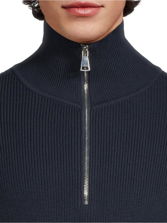 MOS MOSH - MMGPorter Quarter-Zip -neulepaita - NAVY 469 | Stockmann - photo 4