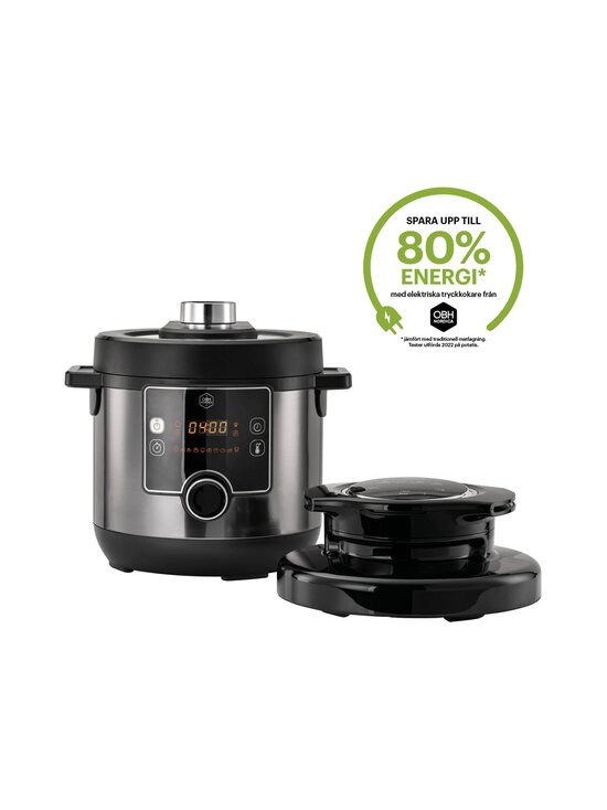 Obh Nordica - Turbo Cuisine & Fry -monitoimikeitin, airfryer - BLACK/SILVER | Stockmann - photo 10