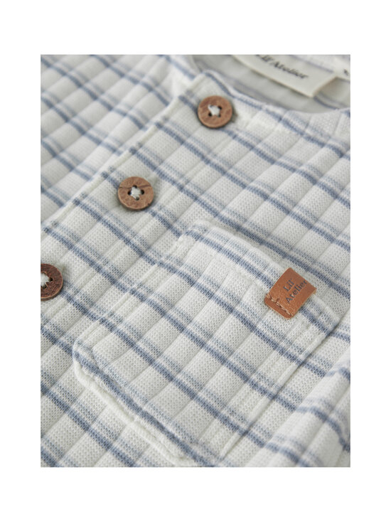 Lil' Atelier - Bodi NbmHaldur Loose Short - COCONUT MILK STRIPES:DUSTY BLUE | Stockmann - photo 3