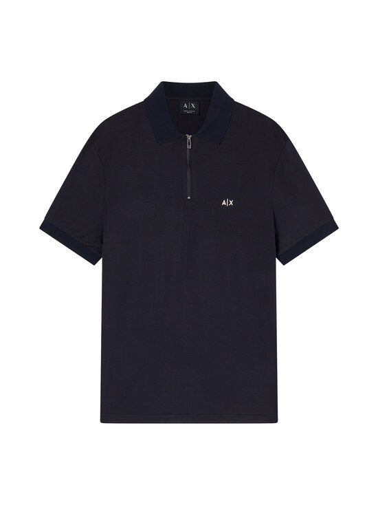 ARMANI EXCHANGE - Zip Polo -pikeepaita - AF21936 UB101 DEEP NAVY | Stockmann - photo 1