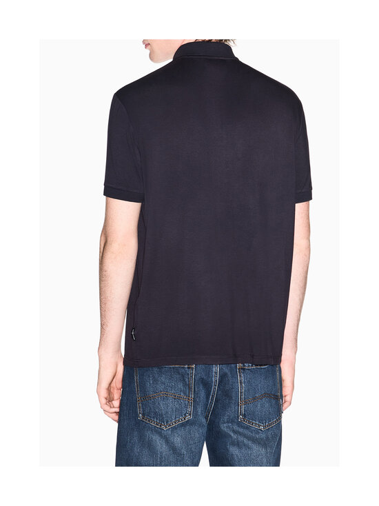 ARMANI EXCHANGE - Zip Polo -pikeepaita - AF21936 UB101 DEEP NAVY | Stockmann - photo 3