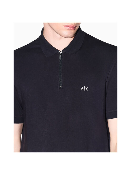 ARMANI EXCHANGE - Zip Polo -pikeepaita - AF21936 UB101 DEEP NAVY | Stockmann - photo 4