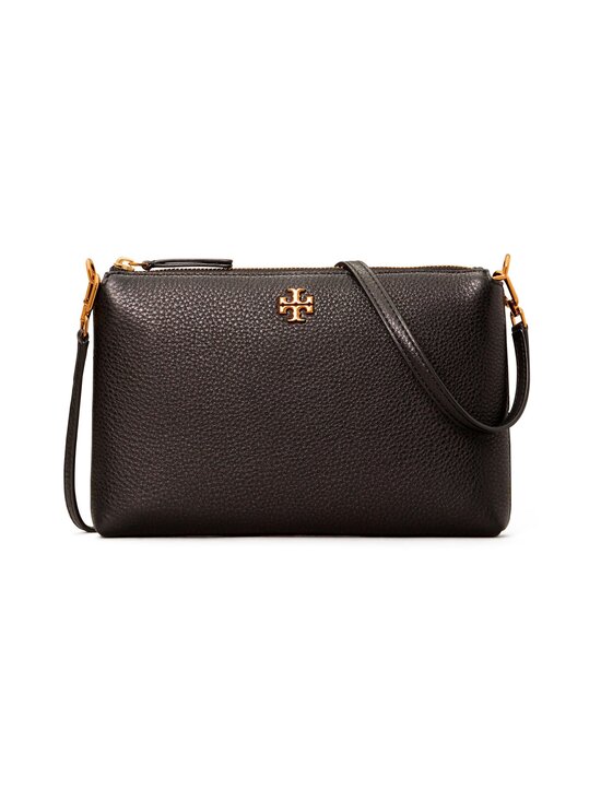 Kira Pebbled Top-Zip Crossbody -nahkalaukku