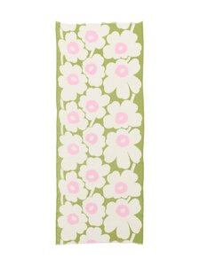 Marimekko - Fiore Unikko -villahuivi - 263 OFF WHITE, GREEN, LIGHT PINK | Stockmann