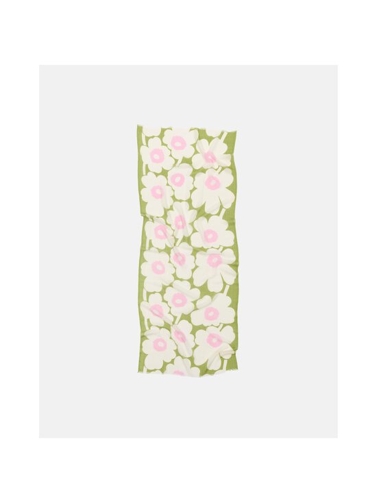 Marimekko - Fiore Unikko -villahuivi - 263 OFF WHITE, GREEN, LIGHT PINK | Stockmann - photo 2