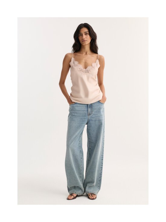 Róhe - Pitsikoristeltu silkkitoppi - 101_291 CREAM | Stockmann - photo 3