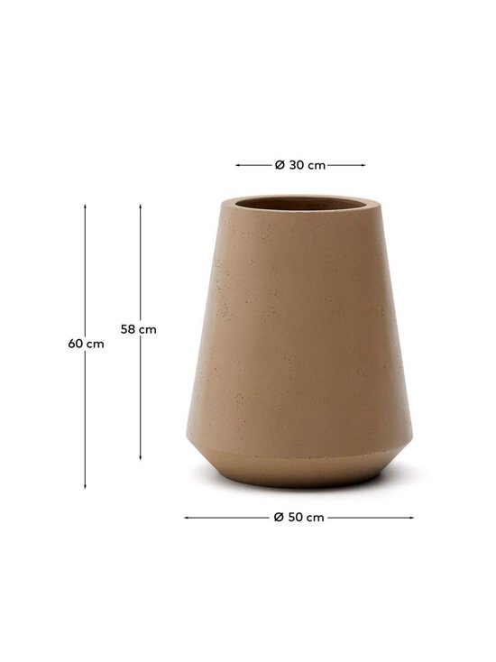 Kave Home - Calun-ruukku beige ⌀ 50 cm - BEIGE | Stockmann - photo 5