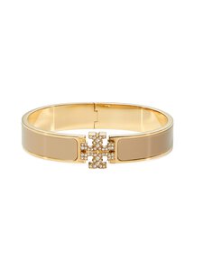 Tory Burch - Kira Enamel rokassprādze - TORY GOLD / TAN / CRYSTAL | Stockmann