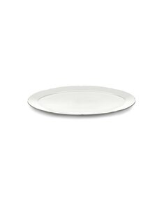 Serax - Silhouette Oval Plate L -tarjoilulautanen - 001 WHITE | Stockmann
