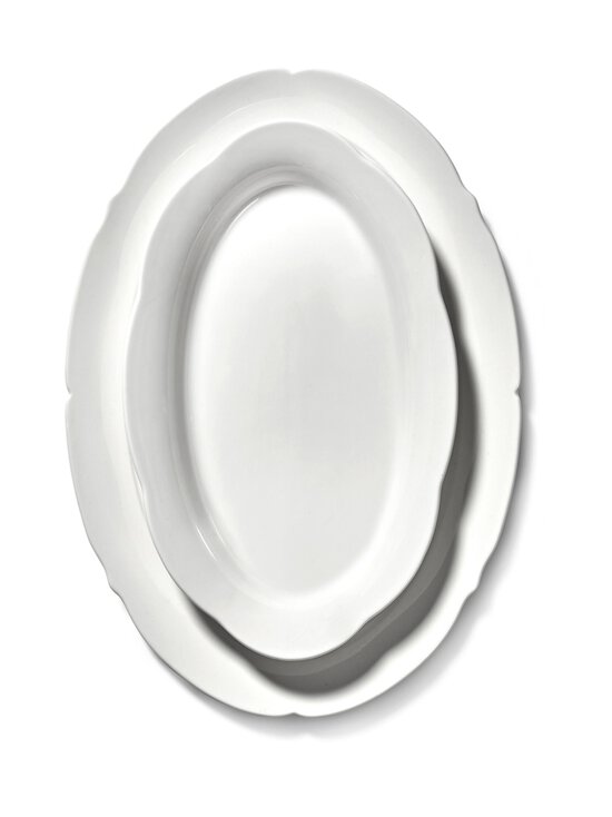 Serax - Silhouette Oval Plate L -tarjoilulautanen - 001 WHITE | Stockmann - photo 3