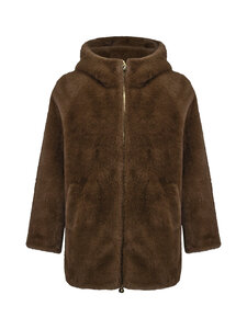 Joseph Ribkoff - Hupullinen tekoturkistakki - 4548 DARK MINK | Stockmann