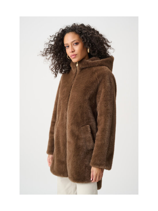 Joseph Ribkoff - Hupullinen tekoturkistakki - 4548 DARK MINK | Stockmann - photo 2