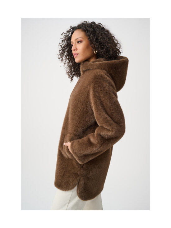 Joseph Ribkoff - Hupullinen tekoturkistakki - 4548 DARK MINK | Stockmann - photo 3