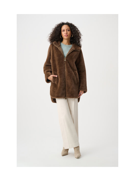 Joseph Ribkoff - Hupullinen tekoturkistakki - 4548 DARK MINK | Stockmann - photo 5