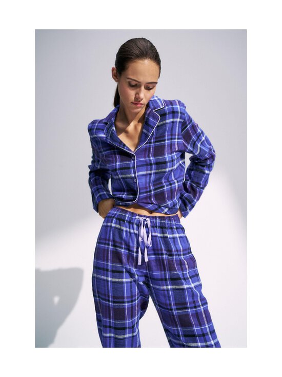 Triumph - Boyfriend Checks -flanellipyjama - M008 BLUE - DARK COMBINATION - photo 2 Triumph - Boyfriend Checks -flanellipyjama - M008 BLUE - DARK COMBINATION | Stockmann - photo 2