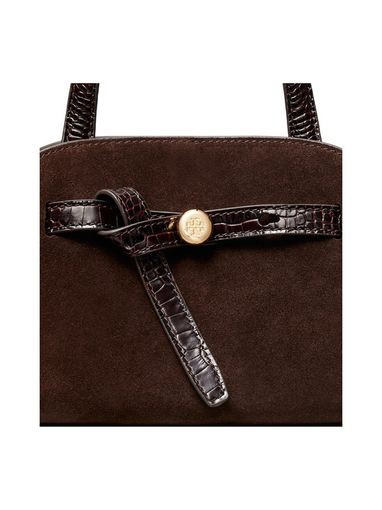 Tory Burch - Kott  Romy Suede Small Bauletto - 201 DARK COCOA | Stockmann - photo 5