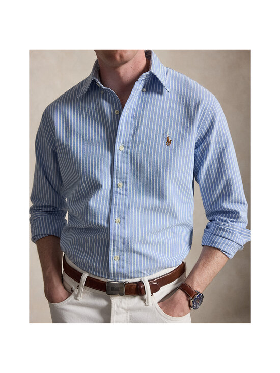Polo Ralph Lauren - Raidallinen kauluspaita - 7124A BSR BLUE WHITE | Stockmann - photo 5