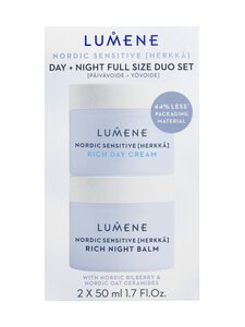 Lumene - Päeva-ja öökreem HERKKÄ Nordic Sensitive Rich Day + Night Cream Duo Set 2x50 ml Lumene - Päeva-ja öökreem HERKKÄ Nordic Sensitive Rich Day + Night Cream Duo Set 2x50 ml | Stockmann