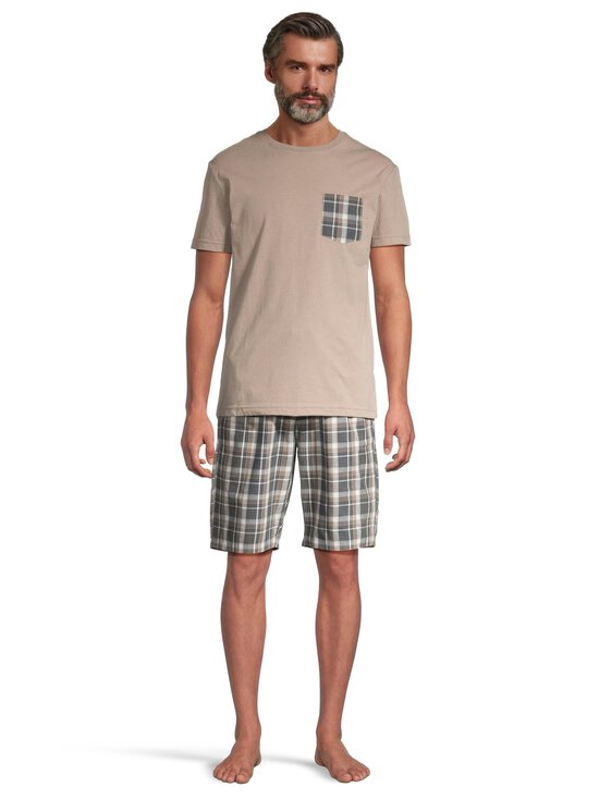 Cap Horn loungewear - Sebastian-pyjama 2-osainen - SAND MEL. CHECK COMBO | Stockmann - photo 2