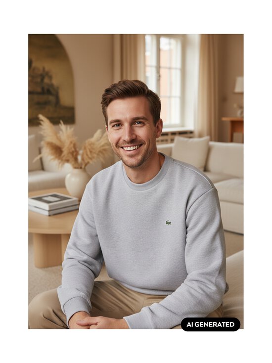 Lacoste - Collegepaita - CCA SILVER CHINE | Stockmann - photo 5