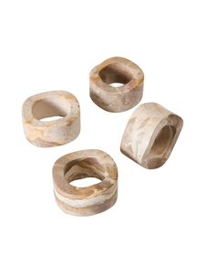 Muubs - Vita-servettirengas 4 kpl - SEASHELL | Stockmann