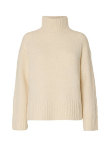 Selected - SlfGabriella High Neck -neule - BIRCH | Stockmann