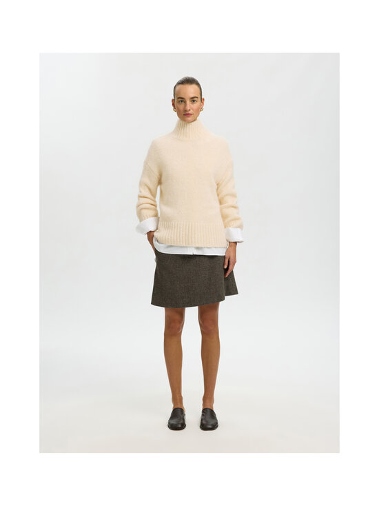 Selected - SlfGabriella High Neck -neule - BIRCH | Stockmann - photo 4