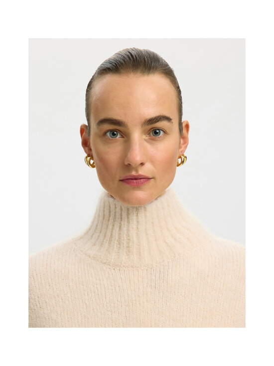 Selected - SlfGabriella High Neck -neule - BIRCH | Stockmann - photo 5