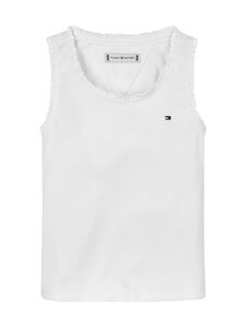 Tommy Hilfiger - Rib Lace rops - YBR WHITE Tommy Hilfiger - Rib Lace rops - YBR WHITE | Stockmann