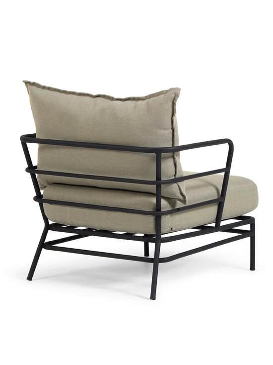 Kave Home - Mareluz-nojatuoli beige/musta - BEIGE | Stockmann - photo 3