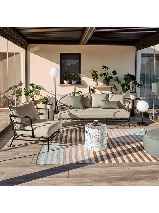 Kave Home - Mareluz-nojatuoli beige/musta - BEIGE | Stockmann - photo 5