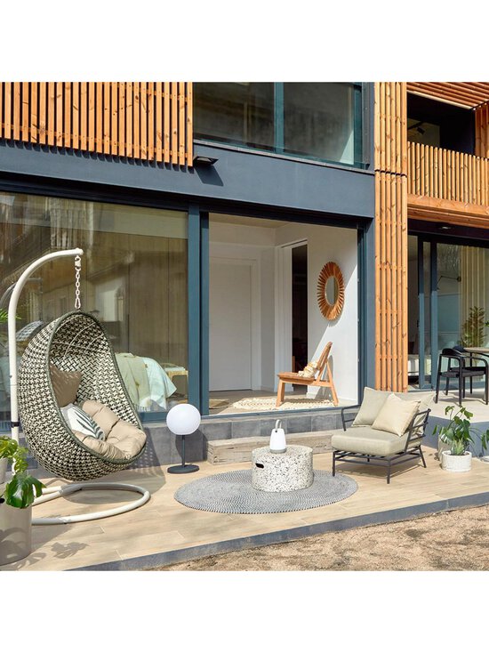 Kave Home - Mareluz-nojatuoli beige/musta - BEIGE | Stockmann - photo 6