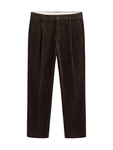 GANT - Vakosamettiset puvunhousut - 217 BLACK BROWN | Stockmann