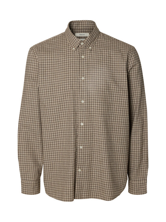 Selected - Särk SlmRegCole Jay Melange - CHOCOLATE CHIP CHECKS:MULTI | Stockmann - photo 1