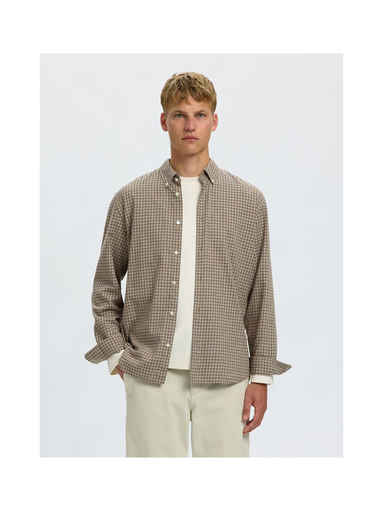 Selected - Särk SlmRegCole Jay Melange - CHOCOLATE CHIP CHECKS:MULTI | Stockmann - photo 5