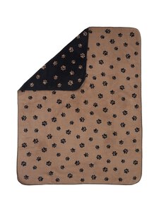 Cawo - We love Dogs Paws -huopa 150 x 200 cm - 93 BLACK/BEIGE | Stockmann