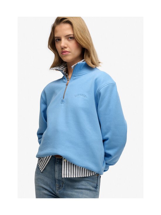 Superdry - Pool-lukuga pusa Essential Logo Half Zip - BYJ BLUEBELL | Stockmann - photo 2