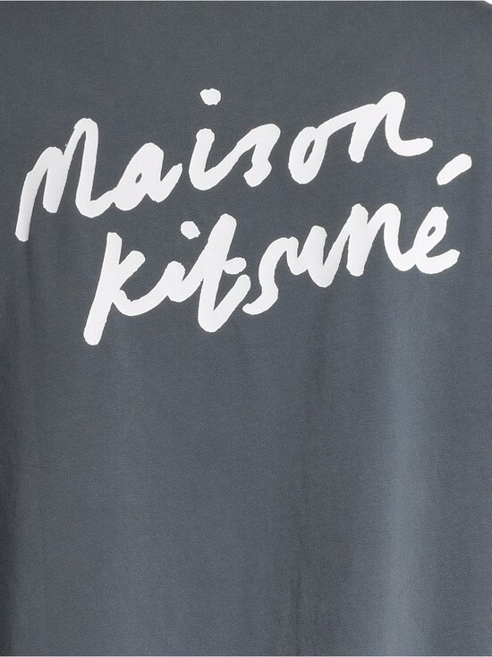 Maison Kitsuné - Handwriting Faded Oversize t-paita - TURBULENCE FADED | Stockmann - photo 5