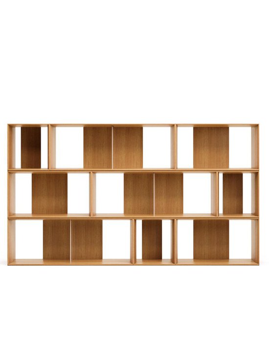 Kave Home - Litto-hylly 9-osainen tammi 202 x 114 cm - BEIGE | Stockmann - photo 1