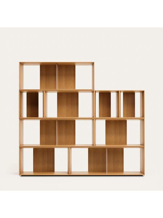 Kave Home - Litto-hylly 9-osainen tammi 202 x 114 cm - BEIGE | Stockmann - photo 6