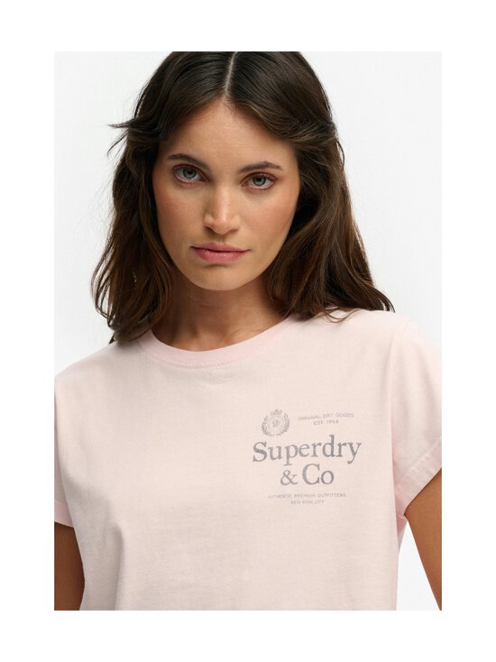 Superdry - Luxe Casual Classic t-paita - NSQ CHALK PINK | Stockmann - photo 2