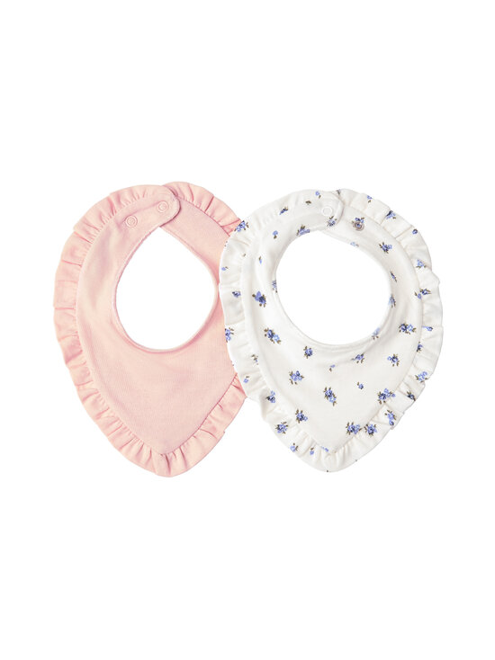 Lindex - Frillareunaiset ruokalaput 2-pack - 6907 LIGHT DUSTY PINK | Stockmann - photo 1