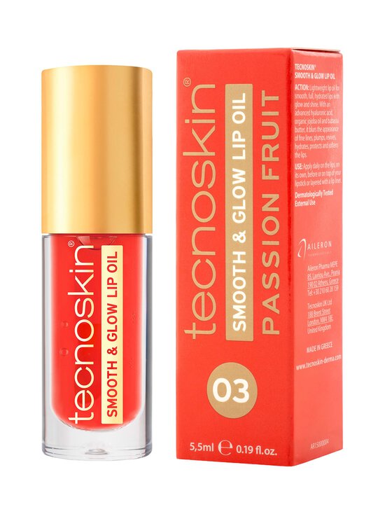TECNOSKIN - Smooth & Glow Lip Oil -huuliöljy - PASSION FRUIT | Stockmann - photo 2