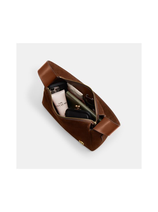 Coach - Suede Lola -nahkalaukku - B4/WARM BROWN | Stockmann - photo 3