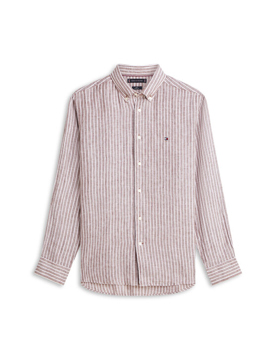 Tommy Hilfiger - Lina Bengal Stripe lina krekls - 0BJ LEGACY BROWN / STRIPE | Stockmann - photo 1