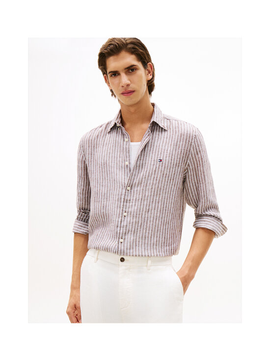 Tommy Hilfiger - Lina Bengal Stripe lina krekls - 0BJ LEGACY BROWN / STRIPE | Stockmann - photo 5