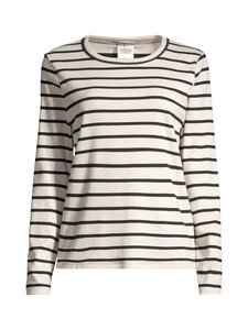 NOOM - Jerica-luomupuuvillapaita - CHALK/BLACK STRIPE | Stockmann