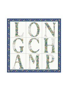 Longchamp - Soie zīda lakats 50 x 50 cm - 006 NAVY | Stockmann