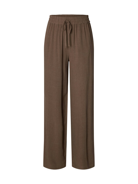 Selected - SlfViva Gulia -pellavasekoitehousut - CHOCOLATE CHIP | Stockmann - photo 1